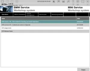 Ista+ 2026 version 4.59.12, INPA+, ITOOLS, DR GINI for BMW (All software bundle)